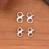 S925 Sterling Silver Figure Eight Buckle Spring Bracelet/Necklace Connector