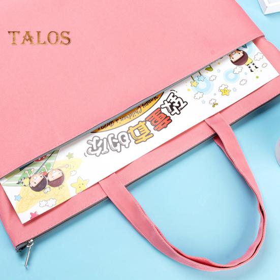 Art Portfolio Bag A3 A4 Art Folder Portfolio Carrying Case with Handle Waterproof Artist Supply Storage Tote Bag for Artwork Poster Scrapbook