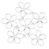 50 PCS Alloy Hollow Flower Charm Flower Pendant Hollow Flower for Jewelry Making