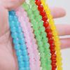 8mm Glass Crystal Imitation Jade Beads for DIY Jewelry: Round Loose Beads for Bracelets, Necklaces, and Spacer Decorations.