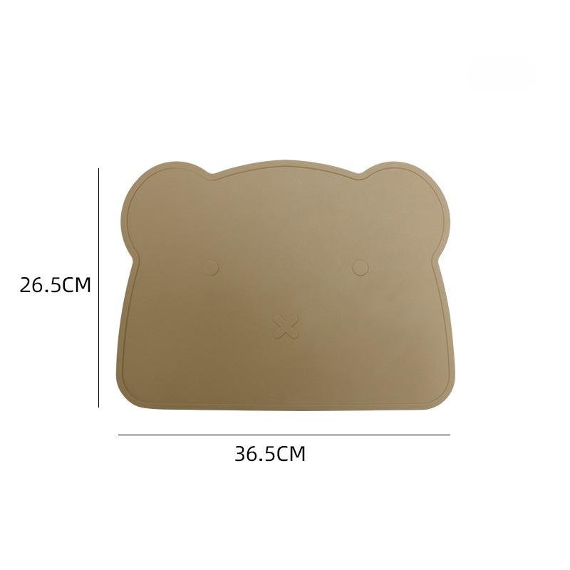 Silicone meal mat children's thick insulation and anti slip mat hotel home silicone cup mat Western style mat