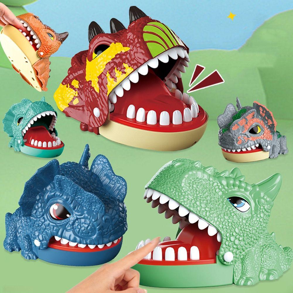 

Random Color Bite Hand Toy Mini Dinosaur Stress Reliever Funny Bite Finger Toy Kids