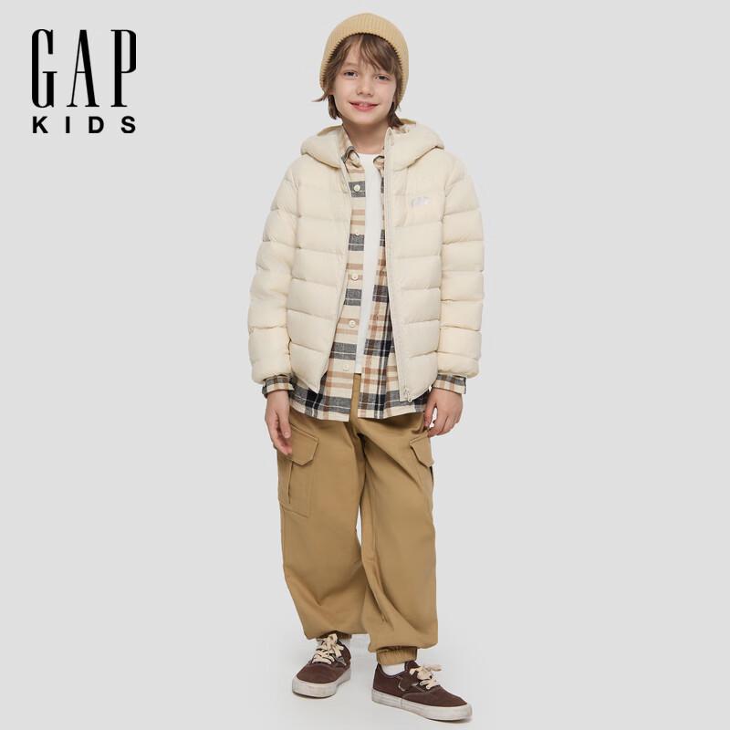 GAP Unisex Kids  Logo Hooded Lightweight Down Jacket 140 cm (10-11Y)