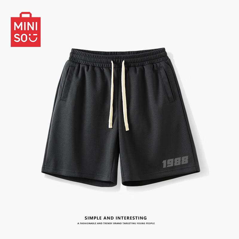 MINISO Мужские летние свободные спортивные шорты из плотной ткани XL