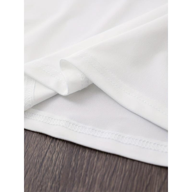 European Size Women'S Casual CMA Nurse T-Shirt - Short Sleeve, Round Neck, Geometric Heart & Stethoscope Print, Soft Polyester Blend