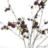 Artificial Apples Branch Realistic Tall Apples Bouquet Tree Branch with Long Stem Green Leaves Fruit Plant for Home