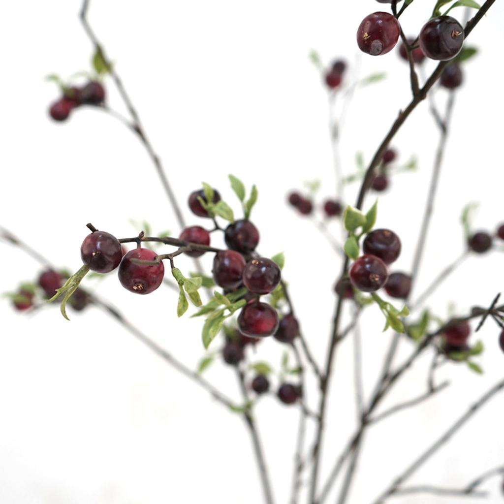 Artificial Apples Branch Realistic Tall Apples Bouquet Tree Branch with Long Stem Green Leaves Fruit Plant for Home
