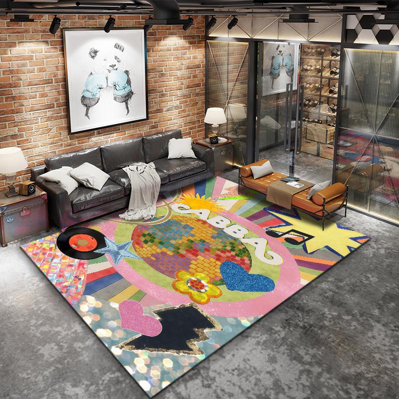 Auspicious Symbol Carpet Rug For Living Room Bedroom Home Sofa Decoration Kids Play Nonslip Floor Mat