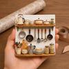 Retro Small Ornaments Creative Resin Three-Dimensional Relief Magnetic Refrigerator Magnets Refrigerator Decorations Small Gifts
