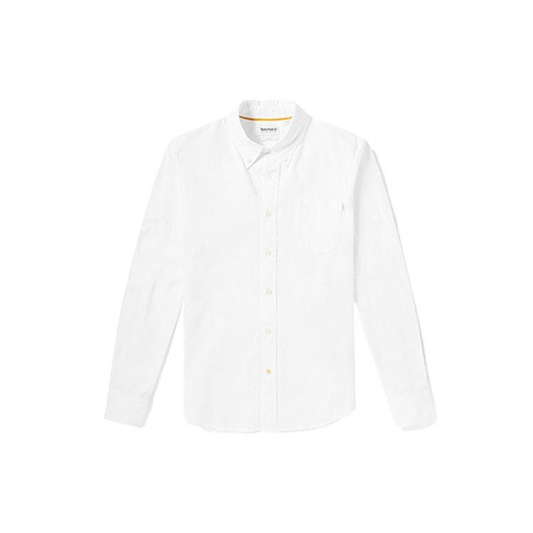 

Timberland Casual Oxford Long Sleeve Shirt Men shirts White A2ESEA94 M