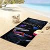 Among Us Custom Name Print Beach Towel, Large Soft Quick Dry Towel for Beach Camping Swimming