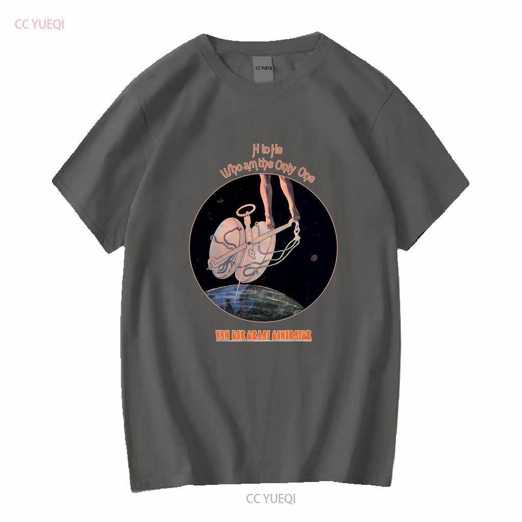 Van der Graaf Generator H to He Who Am the Only One Klasické tričko s dlouhým nebo krátkým rukávem vintage prané unisex mírně