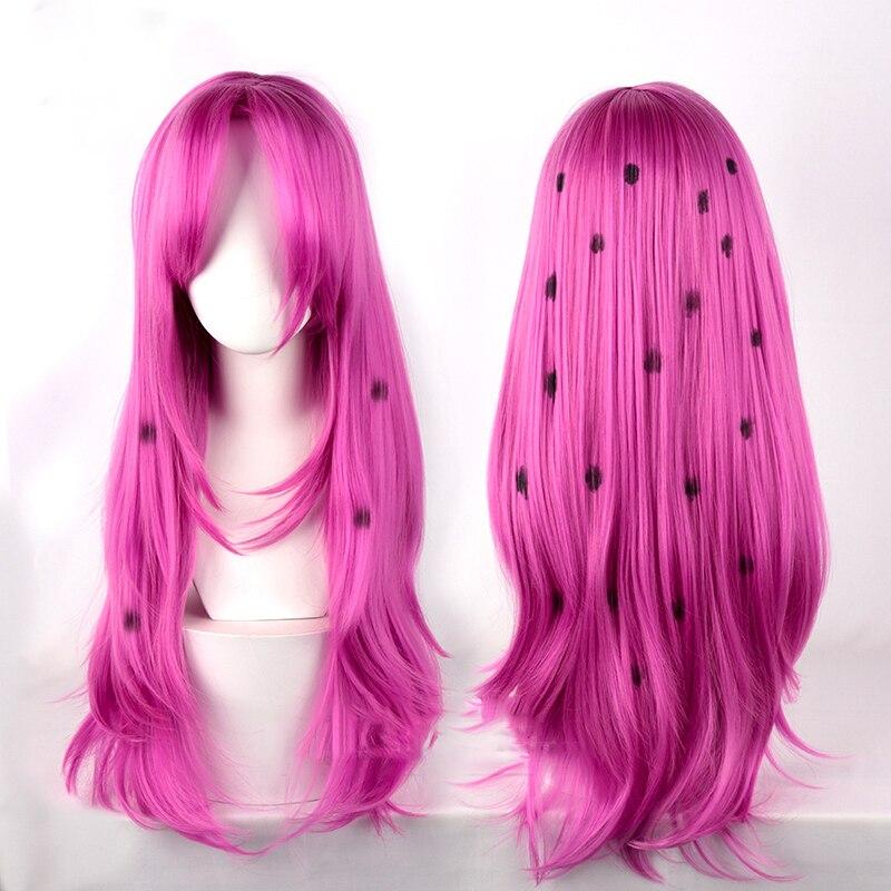 Anime JoJo Bizarre Adventure Diavolo Heat Resistant Cosplay Costume Hairwear Wig+Wig