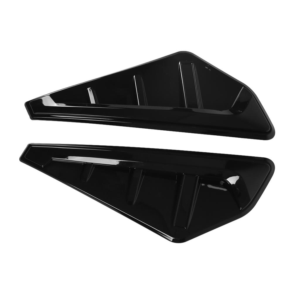 2 Stück Auto Kotflügel vorne Seite Luftstrom Kotflügel Entlüftungsabdeckung Zierleiste Schwarz Ersatz für X5 G05 X5M F95 2019‑2021