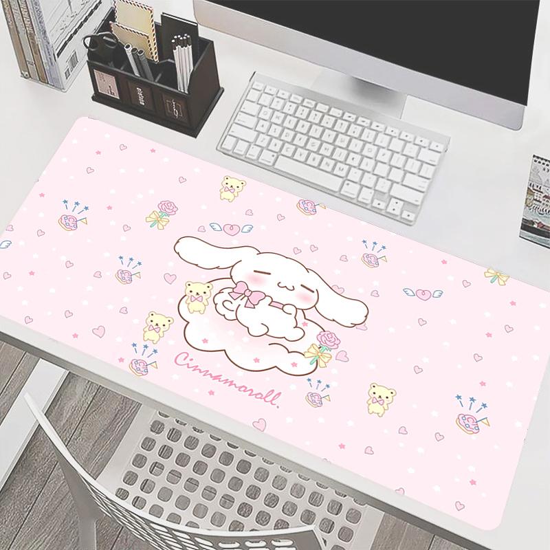 Mouse Pad CCinnamorolls Mini Pc Anime Gaming Accessories Varmilo Keyboard Pad Desk Mat Gabinete Gamer Carpet Mousepad Mouse Mat