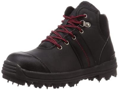Stahlkappe mit Stahlspitze Marugo Sicherheitsschuhe Arbeitsstiefel Spikes Berg Wald Hang Rasenmähen Zehenschutzkappe Wasserabweisende Stiefel MDM SPIKE 012