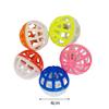100PCS Cat Spring Toys Cat Mouse Ball Toys for Indoor Cat Colorful Durable Chewing Scratch EVA Ball Training Balls Pet Supplies
