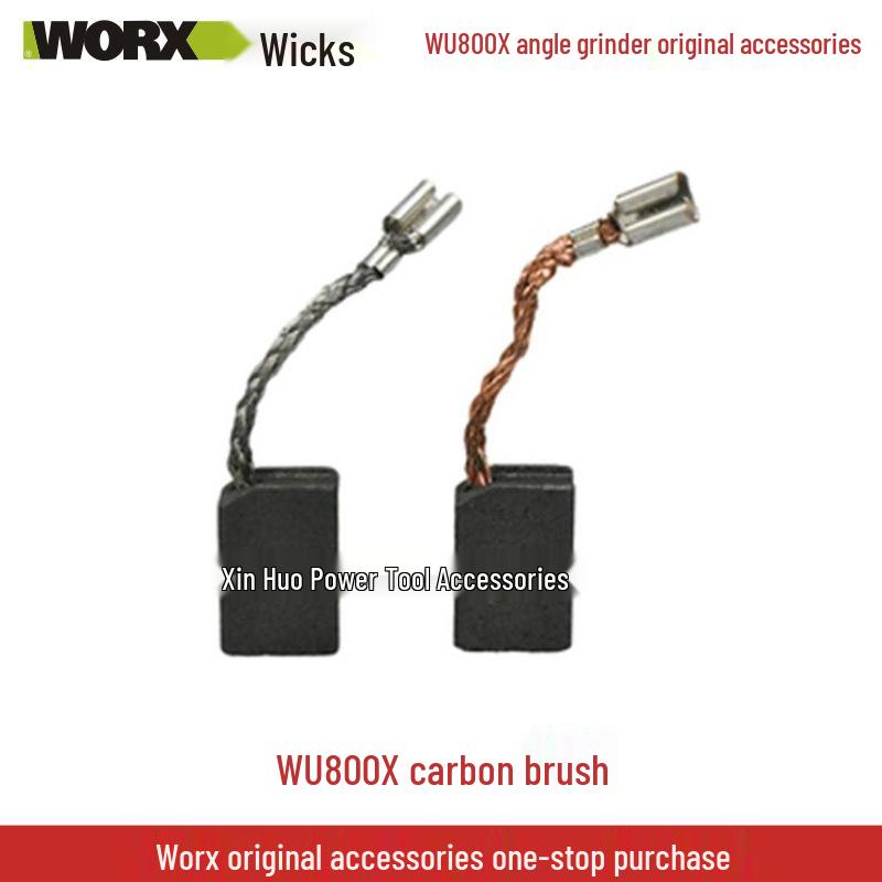 Wickes Angle Grinder Accessory Set: WU800X Head Shell, Carbon Brush, Gear Rotor, Stator, Switch Housing, Spindle.