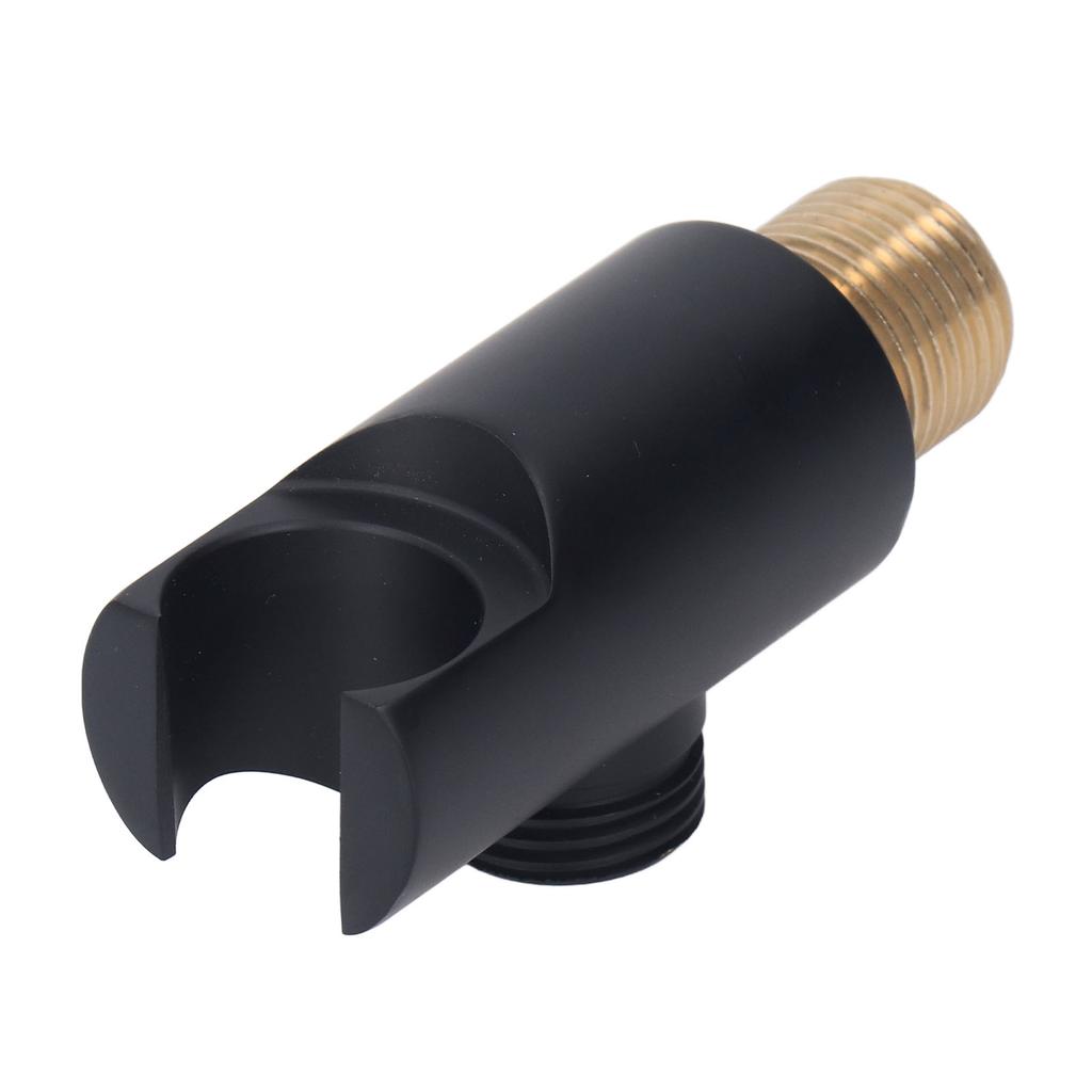 Duschkopfhalter Verstellbar Kupfer Handbrause Halter für Badezimmer Schwarz Rund