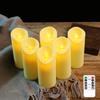 1/3/6 PCS Fernbedienung Religiöse Kirche LED Kerzen, 12,5 cm/5 Zoll Höhe Votiv Kunststoff Stumpenkerzen Tropfen