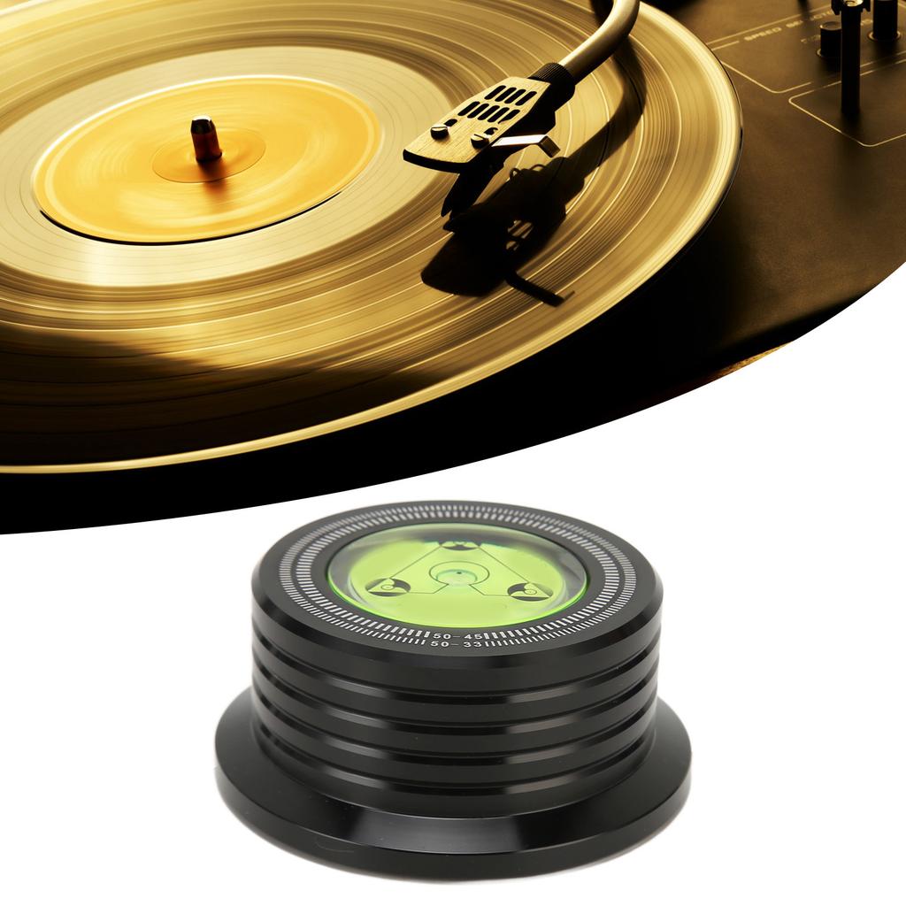 Record Weight Stabiliz Professional 50Hz 45rpm Turntable Disc Stabiliz with and Speed Measurement