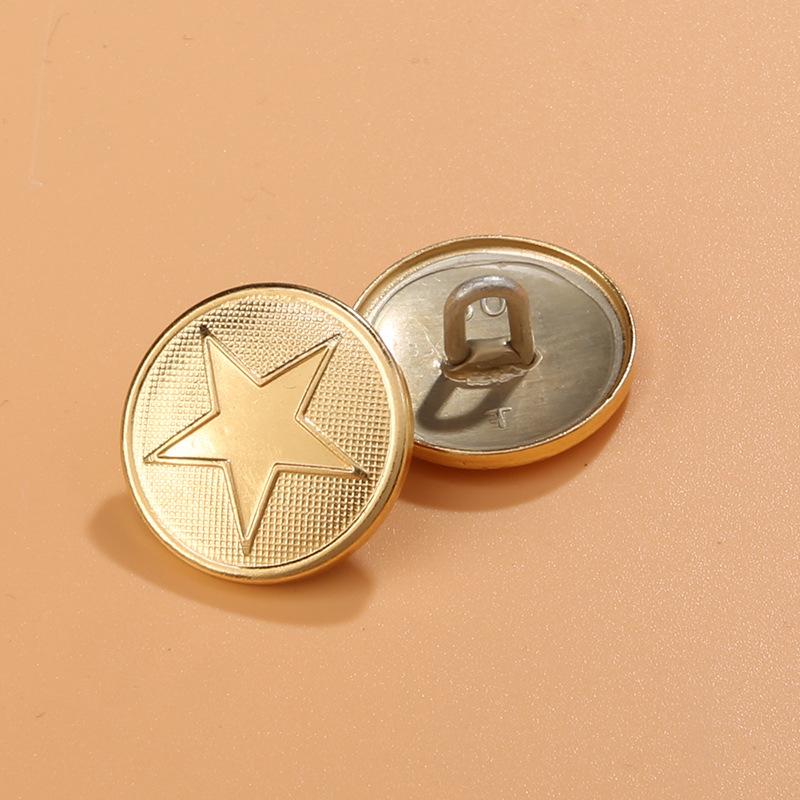 

Одежда для выступлений с пуговицами-пентаграммами, одежда с хлопковой подкладкой, военные пальто, одежда для охраны, круглые пуговицы, манжеты, передние клапаны, золотые пуговицы. 26Mm gold