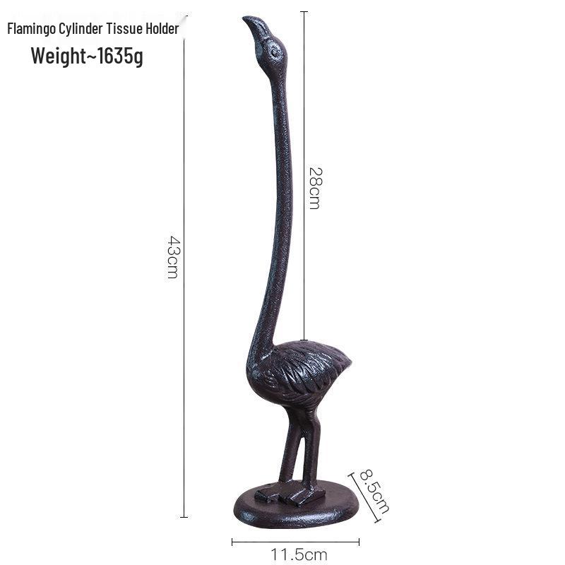 Nordic Cast Iron Paper Towel Holder for Restaurant and Kitchen Decor