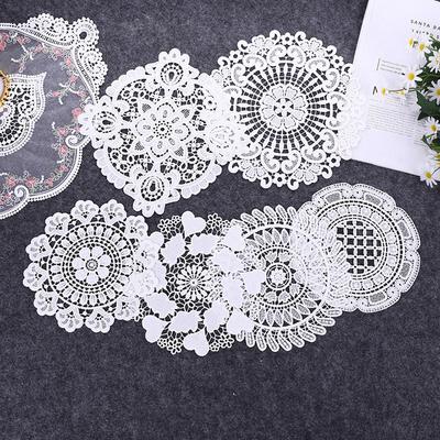 Round Lace Doilies Crochet Round Lace Placemat Napkin Placemat Cup Dish Coaster Cloth Tablemat Gifts