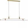 Minimalist Dining room Study Room Office Desk lighting Coffee Table Kitchen island Long Strip LED Ceiling Pendant Lamp