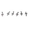 20 Stück Edelstahl Kreuz/Fischgräten/Klinge Charms Anhänger DIY Halskette Ohrringe Armbänder Anhänger Schmuckherstellung Zubehör