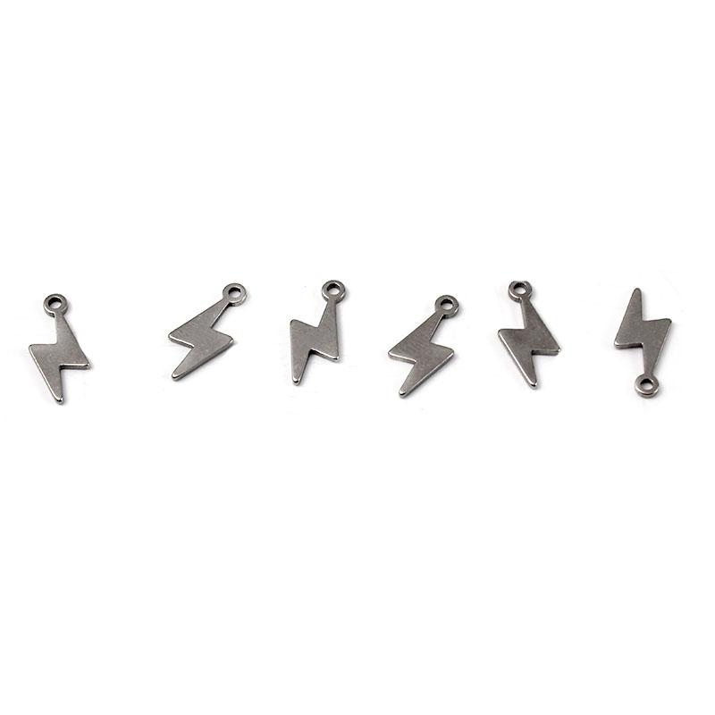 20 Stück Edelstahl Kreuz/Fischgräten/Klinge Charms Anhänger DIY Halskette Ohrringe Armbänder Anhänger Schmuckherstellung Zubehör