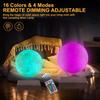 Rotating 3D Moonlight Magnetic Levitation Lunar Night Light Unique Holiday Birthday Gift Room Table Desk 16 Colors LED Moon Levitating Moon Lamp