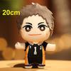 1ks 20/30cm Kawaii Haikyuu Plyšové hračky Krásné anime Hinata Syouyou Kageyama Tobio Vycpané měkké panenky Klíčenka Boys Dětský Vánoční dárek
