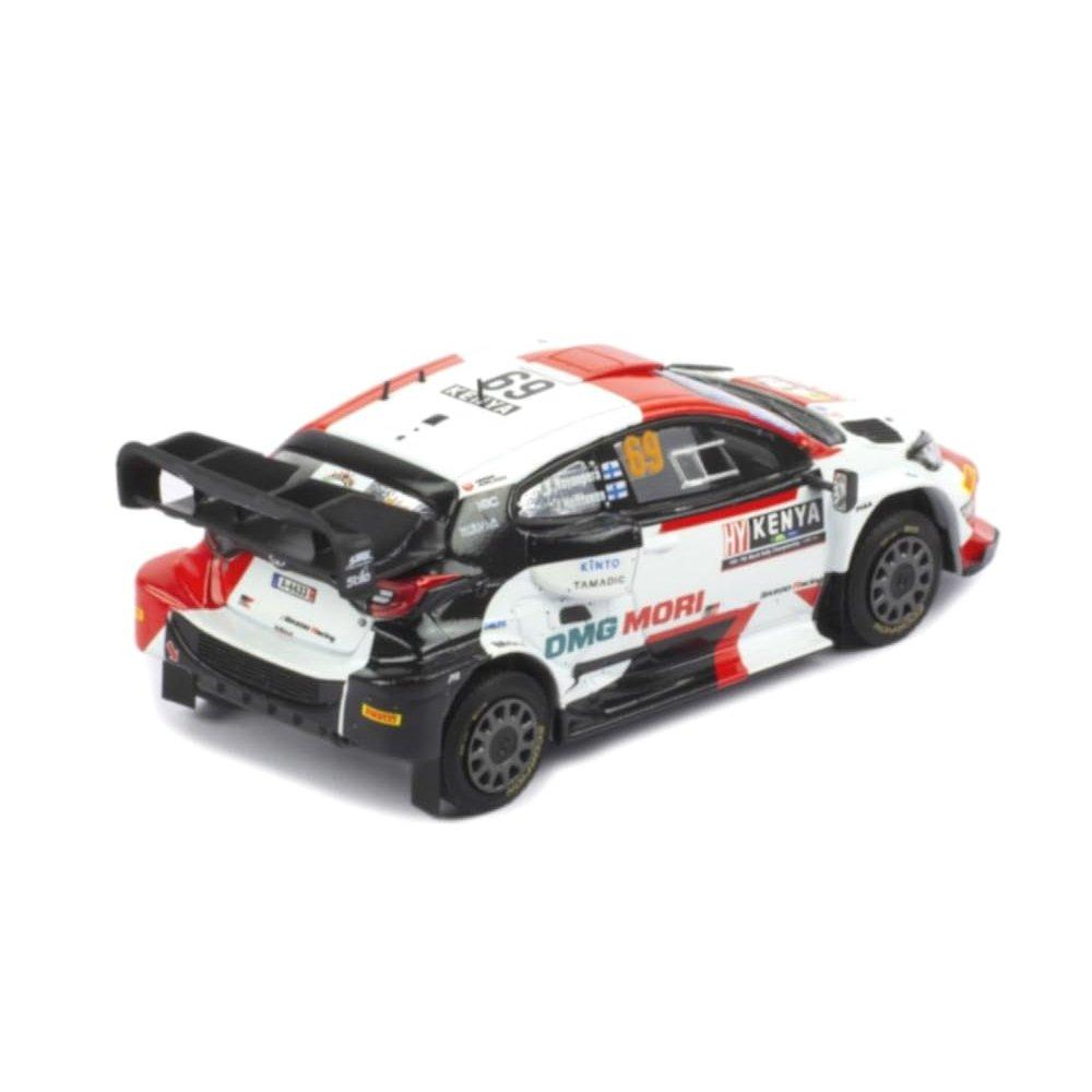 IXO 1/43 Toyota GR Yaris Rally1 #69 Safari Rally Kenya 2022 Winner K.Rovanperä J.Halttunen Diecast Model Car RAM856