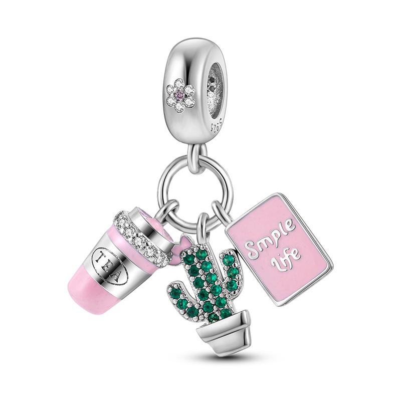 Cat Dog Charm Bead Charms Copper Ideal For Authentic Bracelets Elephant Owl Rabbit Monkey Flamingo Animal Heart Bead Gift Do It Yourself Jewellery