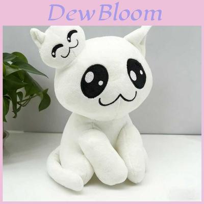 Mewgenics Plush White Cat Ghost Toy With Pp Cotton For Collectible Decor