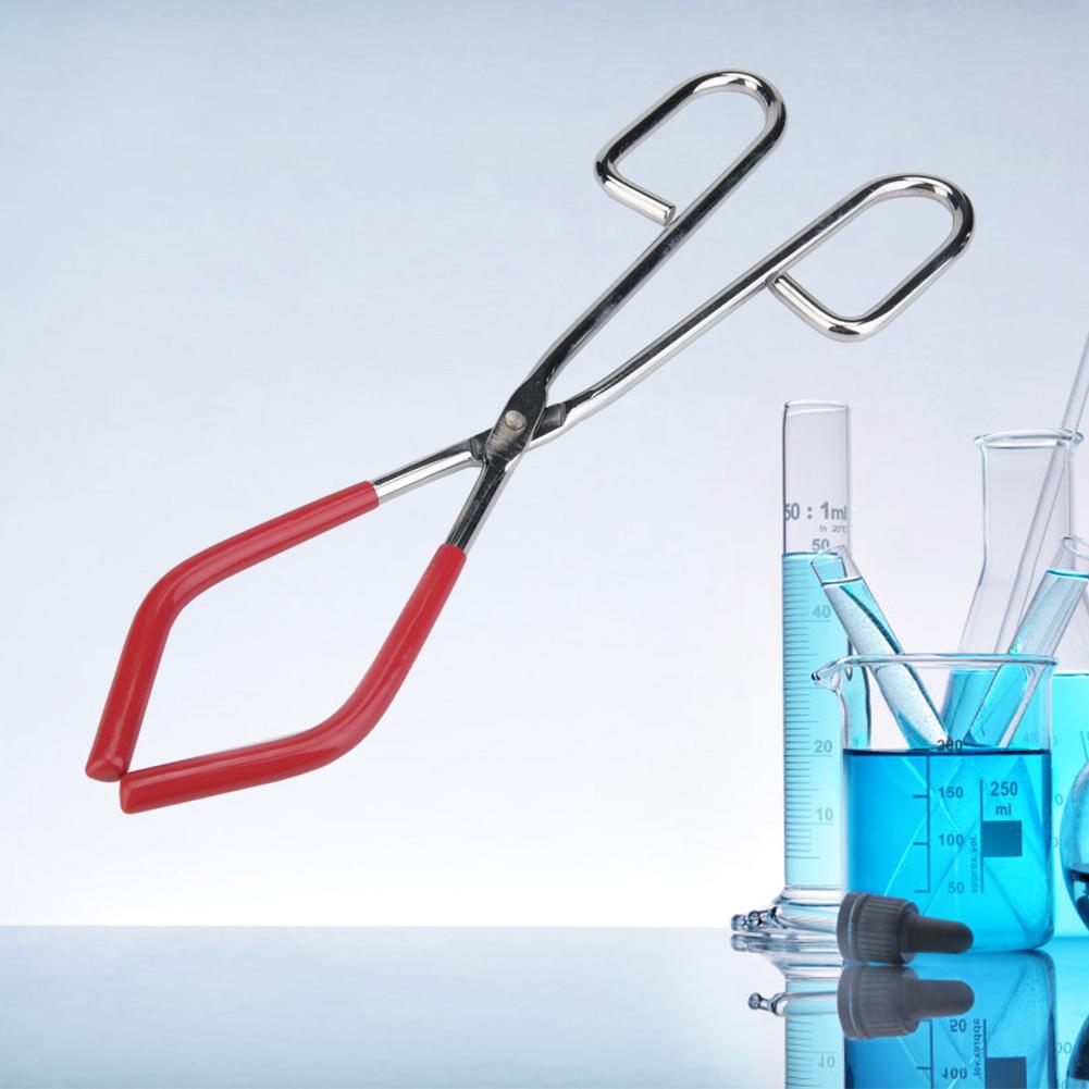 26cm Laboratory Teaching Instrument Chemical Beaker Tongs Stainless Steel Lab Clip Tool