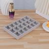 1pc, Flocking Jewelry Box Jewelry Tray, Suitable For: All Kinds of Jewelry Storage.Color: Gray
