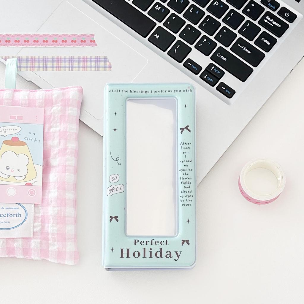 Simple Bow Cartoon Photocard Holder Album