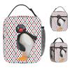 Pingus Niedliche Lunchtasche für Männer Personalisierte Brotdose Lustige Outdoor-Picknick-Kühltasche Tragbare Isolierte Wasserdichte Tasche Lebensmittelbeutel