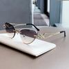 Summer Cat Eye Sunglasses With Uv400 Protection For Fashionable Travel And Parties