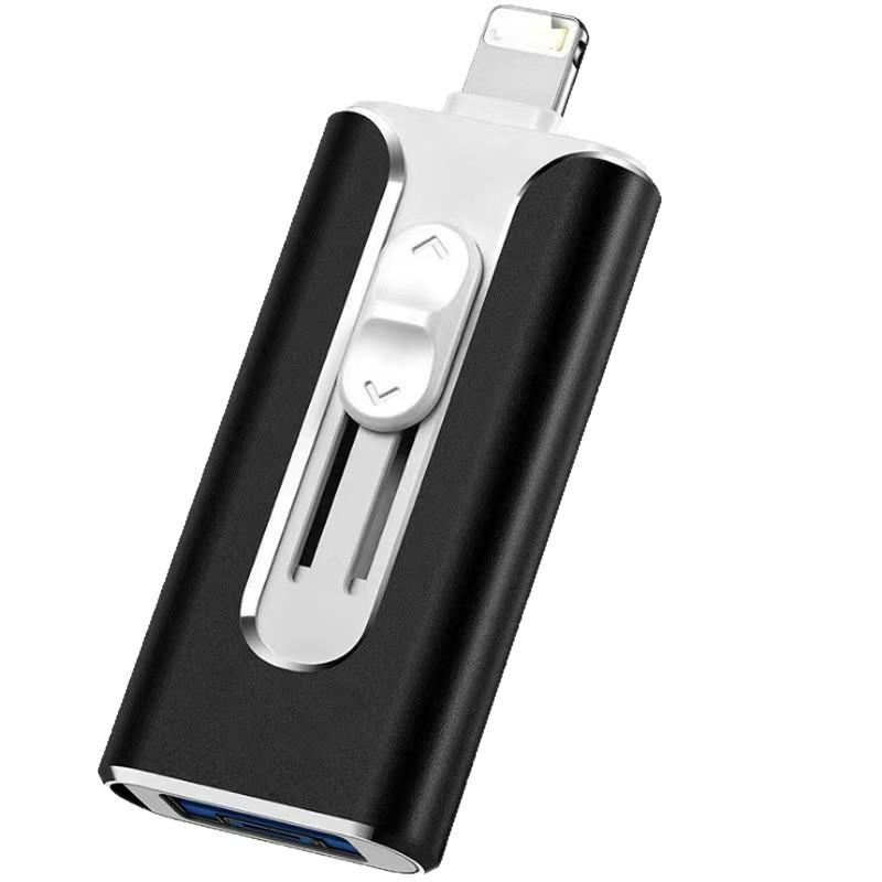 Multifunctional 4-in-1 OTG USB Flash Drive for Apple Phones - Available In 64GB & 32GB