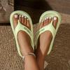 Women's thick-soled flip-flops sandals summer fashion outdoor beach casual sandals EVA material breathable and comfortable casual sandals