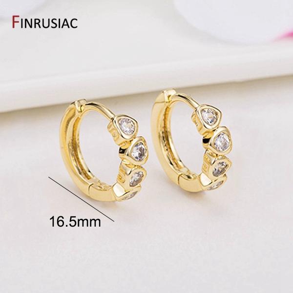 Новые модные круглые серьги-кольца из латуни с золотым покрытием для женщин, ювелирные изделия, простые серьги-кольца, женский подарок на вечеринку 1 Pair