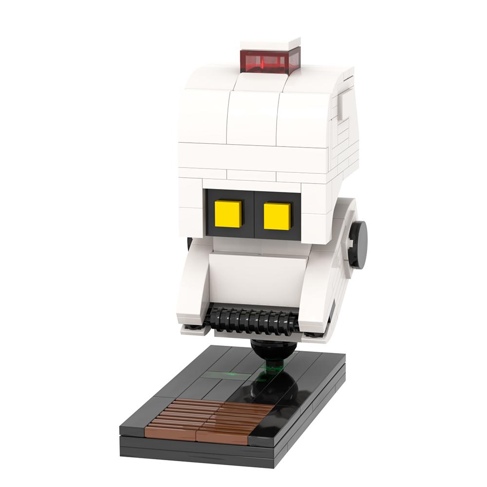 MOOXI Movie 215Pcs MOC Bricks Cartoon Cleaning Robot DIY Model Figures Creativity 21303 40619 Building Blocks Toys Gifts MOC1241