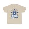 Jesus Portrait T-Shirt | Crown of Thorns, Cross Graphic
