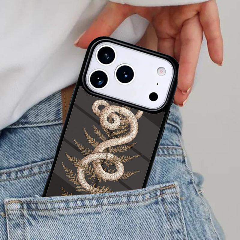 Hand Snake Phone Case for iPhone 16e 15 14 13 12 17 Pro Max Plus Air 17pro Cover Coque