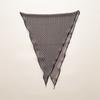 Retro Cashew Print Silk Scarf Accessories Rhombus Versatile Triangle Scarf Spring And Summer Thin Out Clothing With Shawl