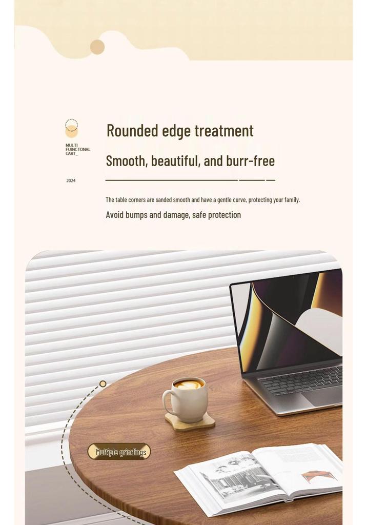 Compact Round Table: Ideal for Balcony, Living Room, or Business Meetings