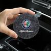 Car Water Coasters Non-slip Insulation Pad Round Cup Groove Mat For Alfa Romeo giulia stelvio giulietta 159 147 156 AccessoriesLR1 